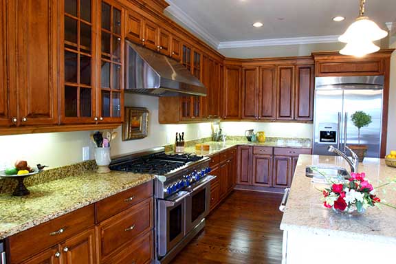 Traditional Kitchen open space